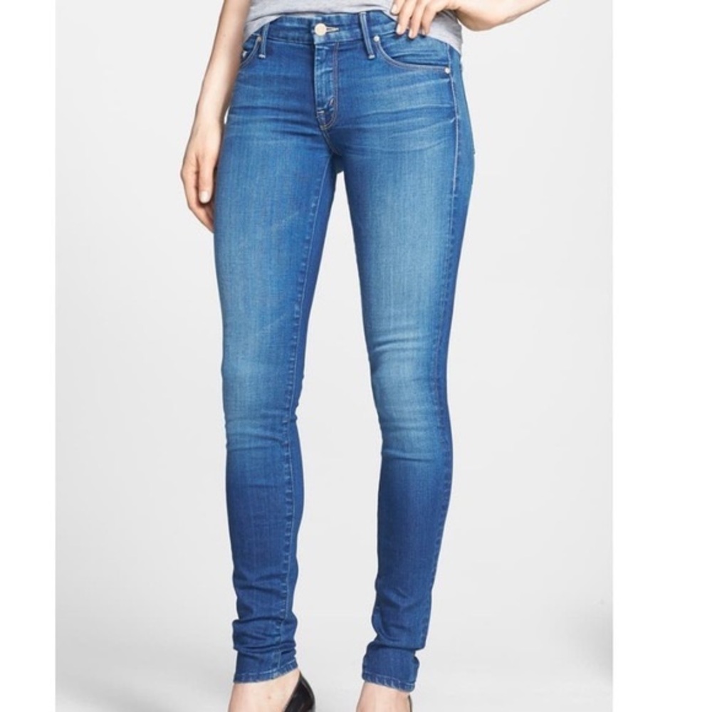 MOTHER Jeans High Waisted, The Looker - Spiked Heels to Tractor Wheels
